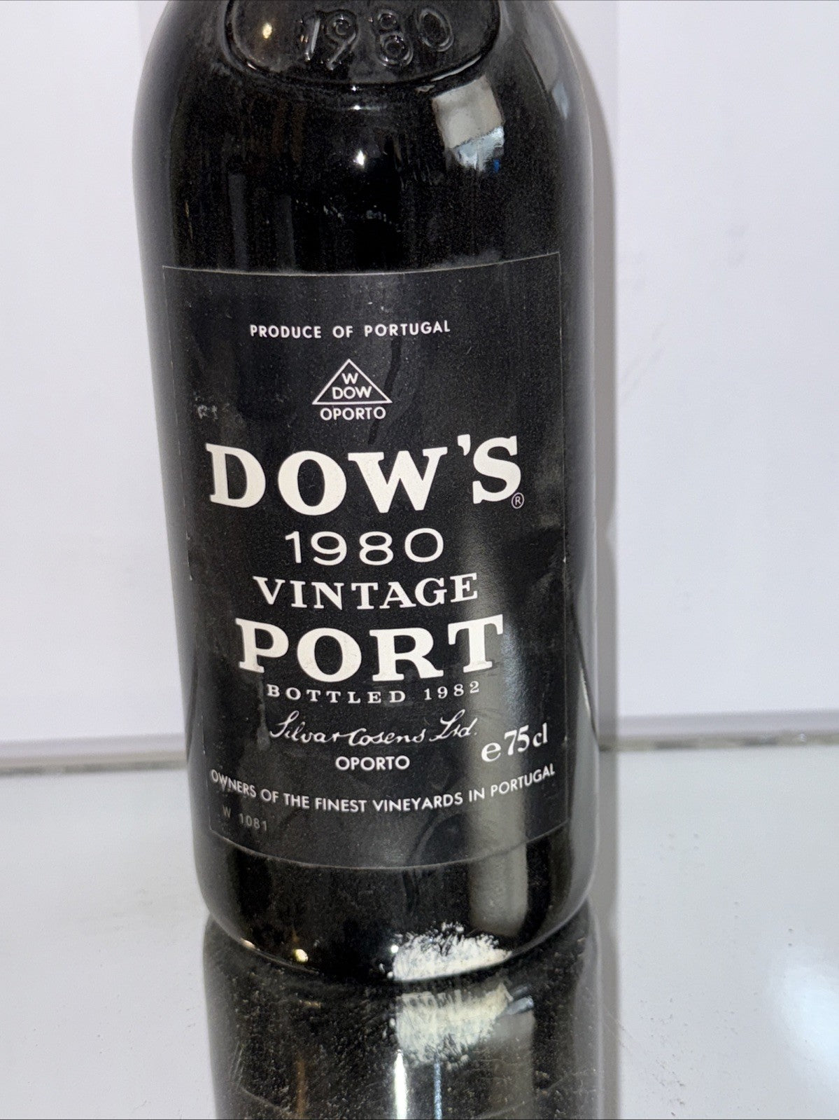 Dow's 1980 Vintage Port Mint Condition Stored In Brewery Conditions From New