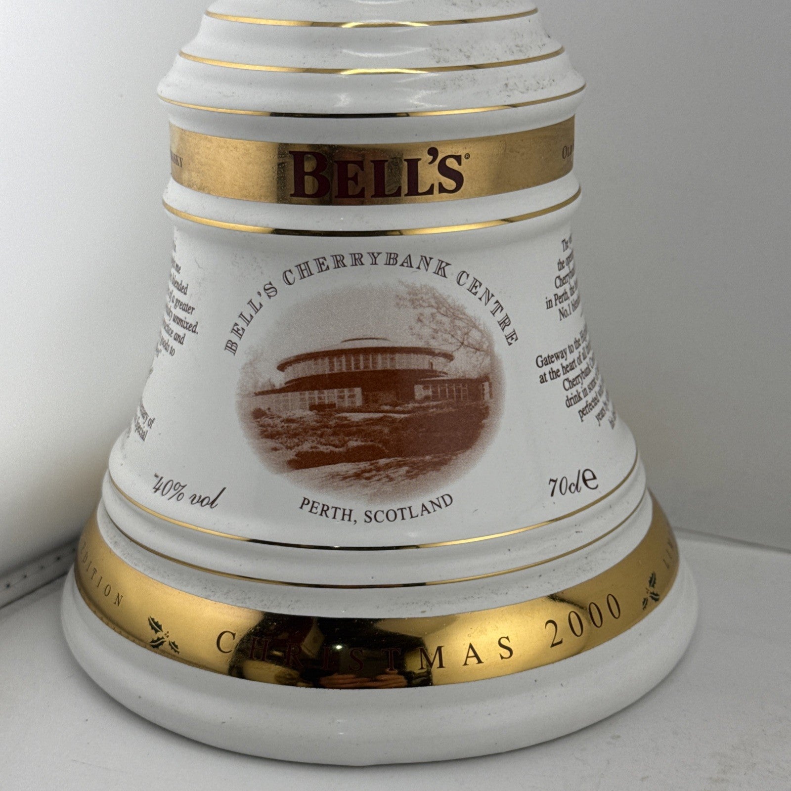 Bells Christmas 2000 Millennium Whisky Decanter 70cl Boxed