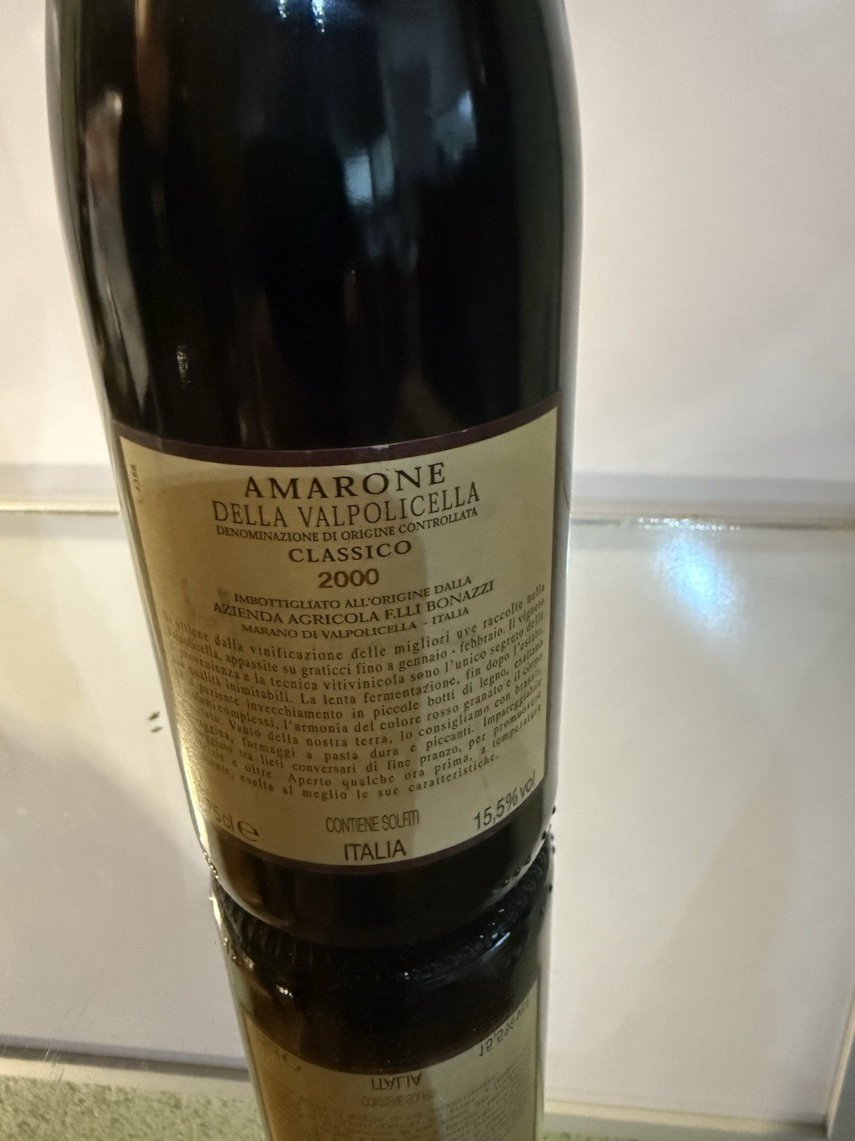 2000  Il Cantiniere d’Italia della Valpolicella Classico DOCG