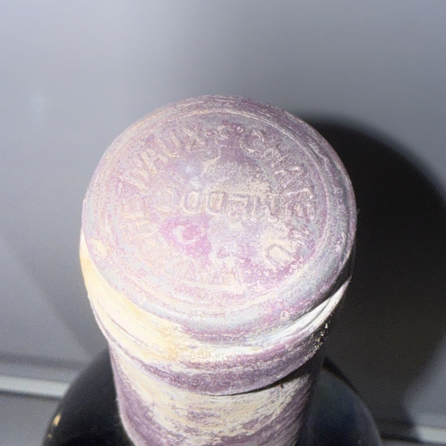Château Patache d’Aux Medoc 1975 No Label  Cork In Good Order Cellar Stored 40yr