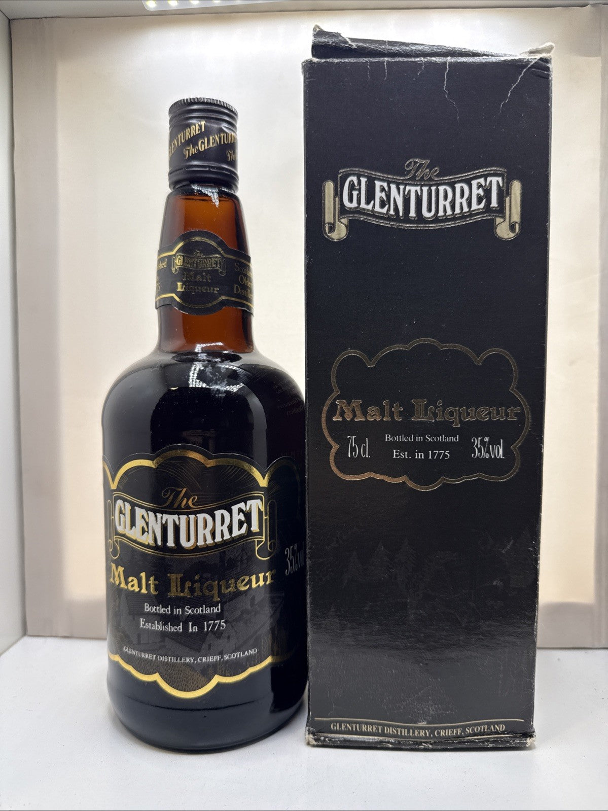 Glenturret Malt Liqueur 1980s 75cl 35% Boxed Rare Scotch Liqueur