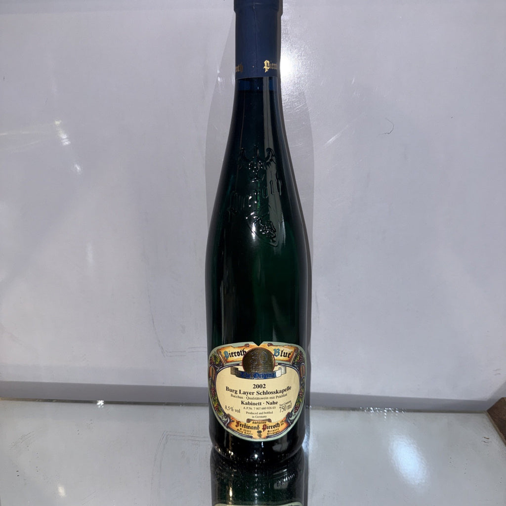 Pieroth Blue Burg Layer 2002  Bacchus Kabinett Nahe
