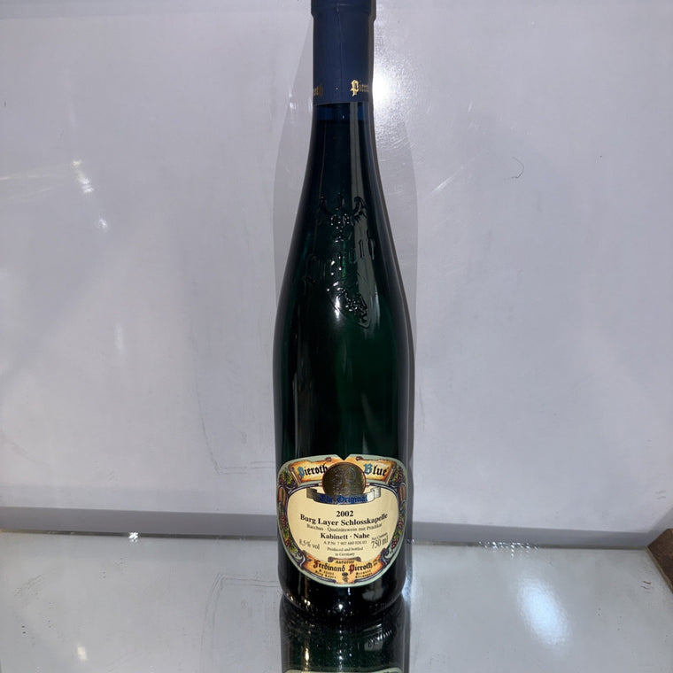 Pieroth Blue Burg Layer 2002  Bacchus Kabinett Nahe