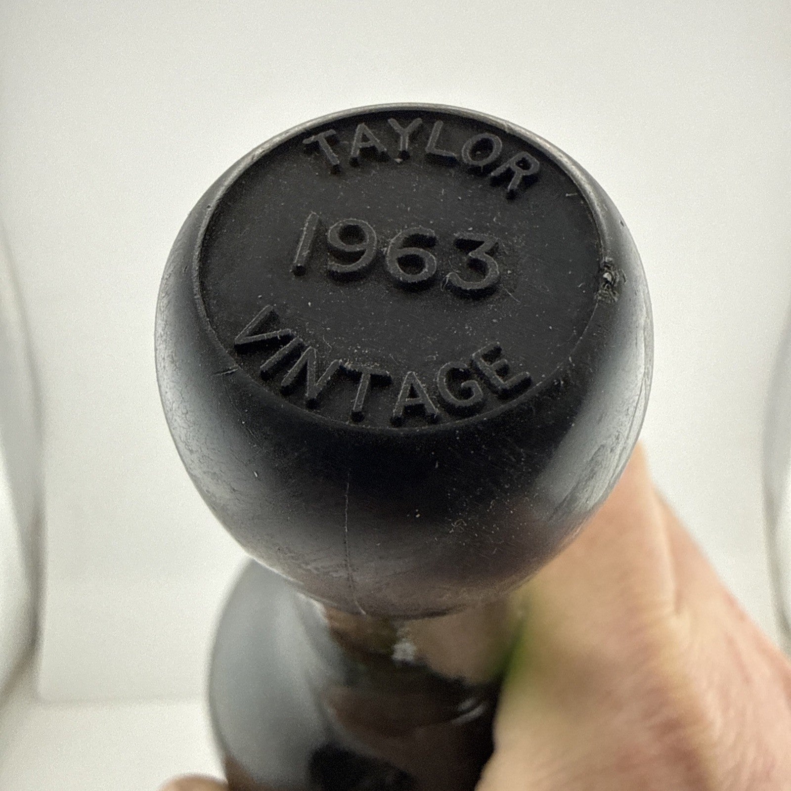 1963 Taylor Vintage Port Wax Top Wooden Stopper No Label