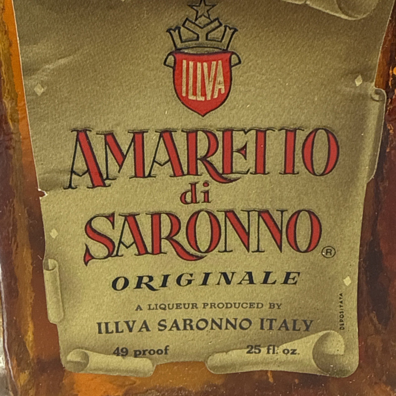 Amaretto di Saronno Originale 1970s 75cl 28% Vintage Liqueur Boxed