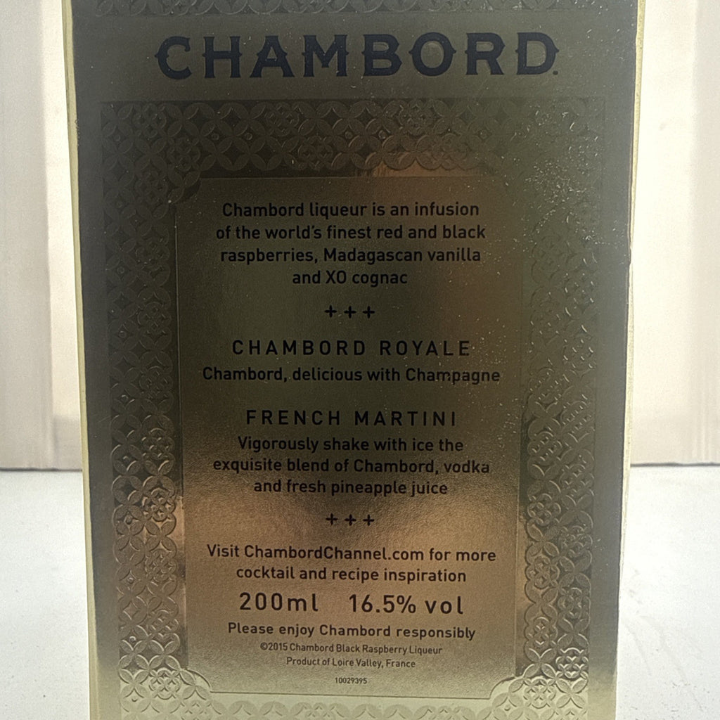 Chambord Black Raspberry Liqueur (20 cl / 200 ml) 16.5abv