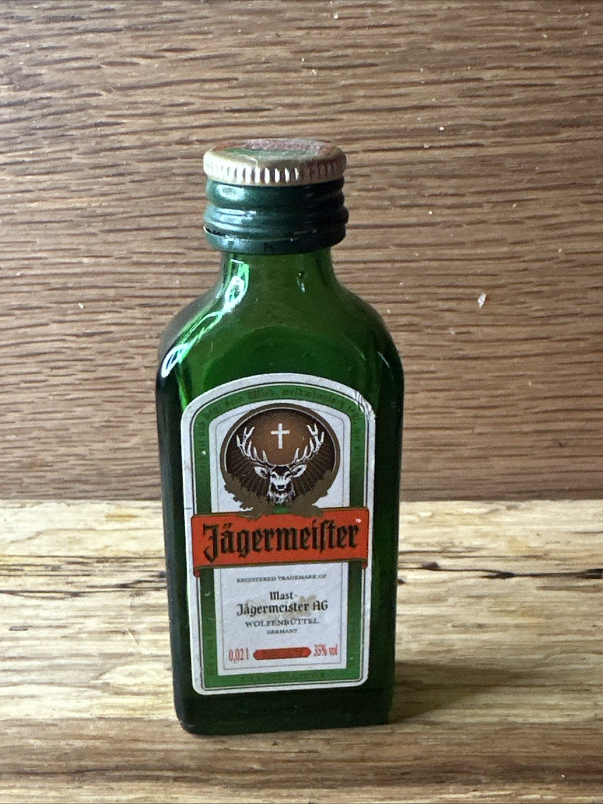 Jägermeister Miniature Empty Bottle