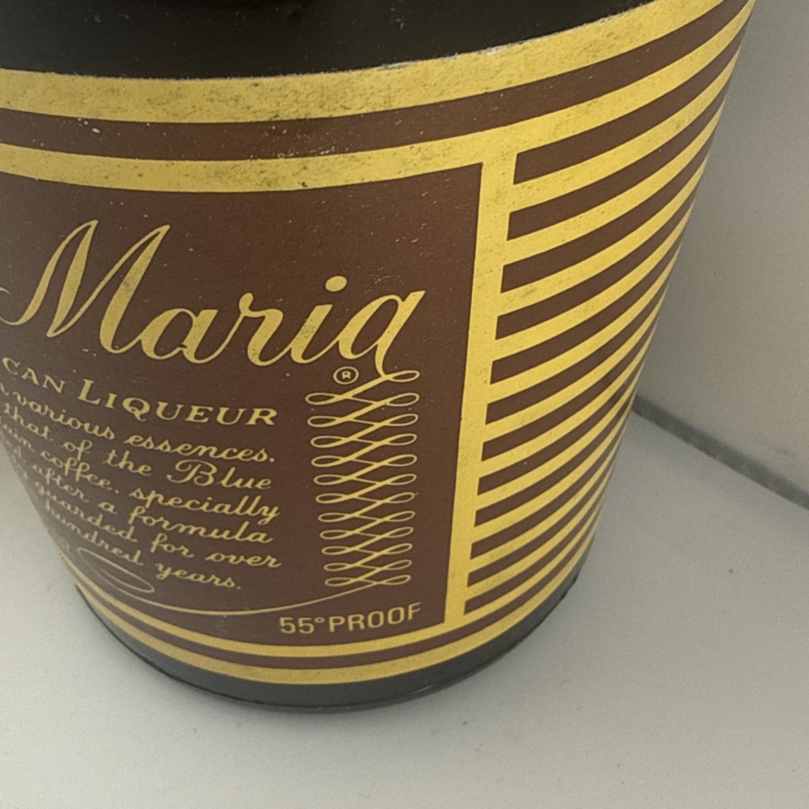 Vintage Tia Maria Jamaican Liqueur 24⅔ fl oz 55 Proof Sealed 1970s