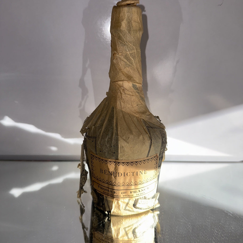 1960s Bottled Dom Benedictine 13 1/3 FL OZ  73% Proof Vintage  Matured