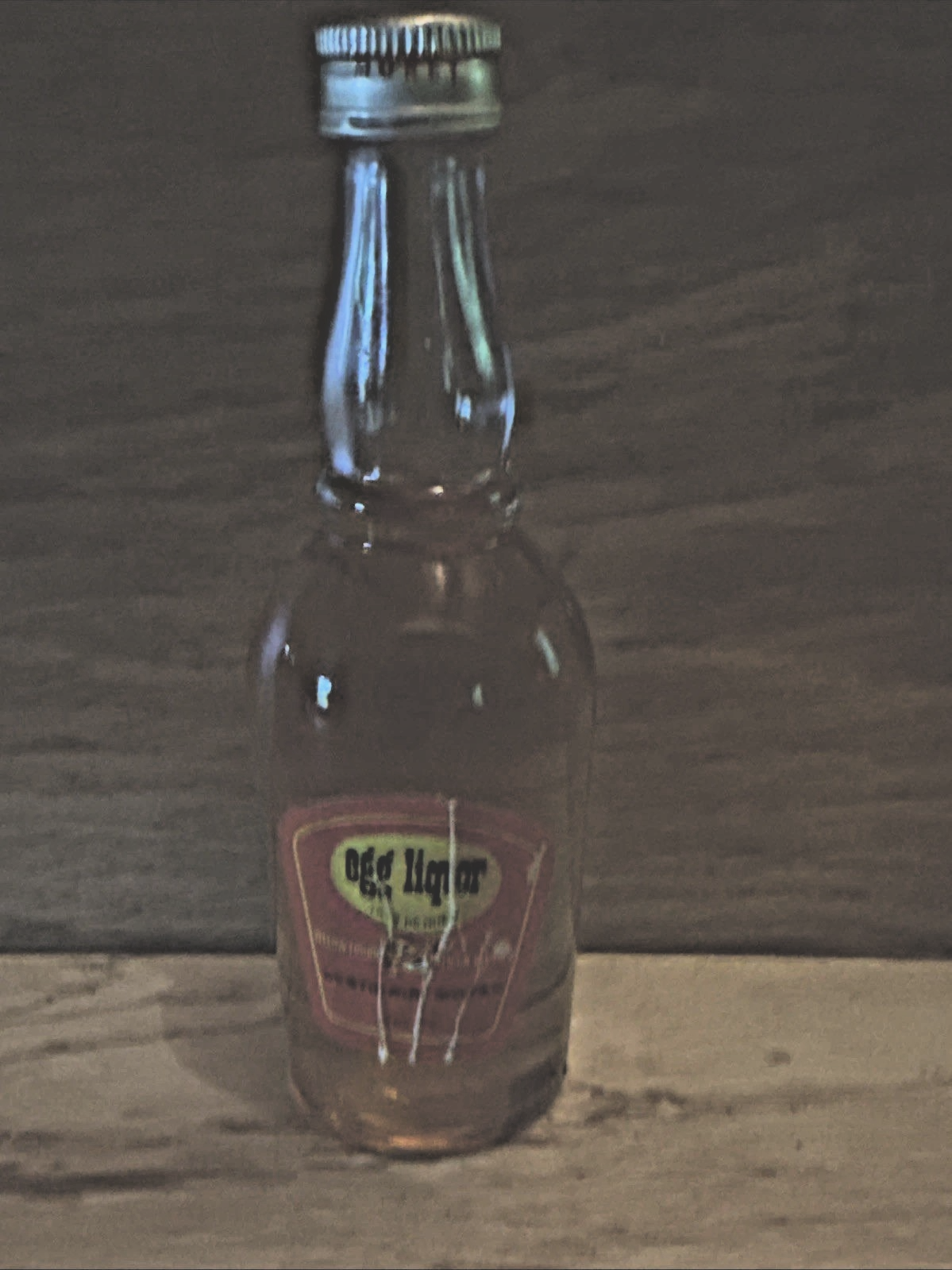 Egg Liqueur Morey Distillary Mallorca   Miniature 1950s/60s