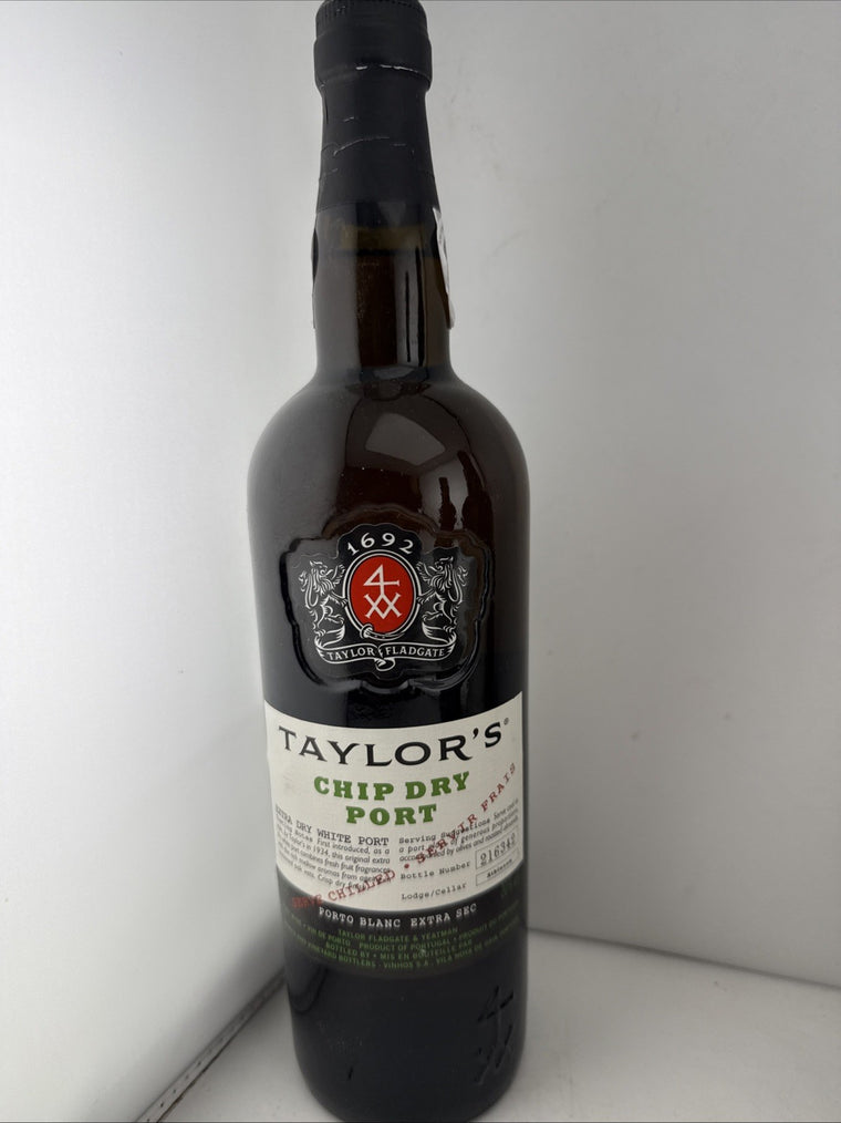 Vintage Taylor’s Chip Dry Extra Dry White Port 75cl 20% ABV