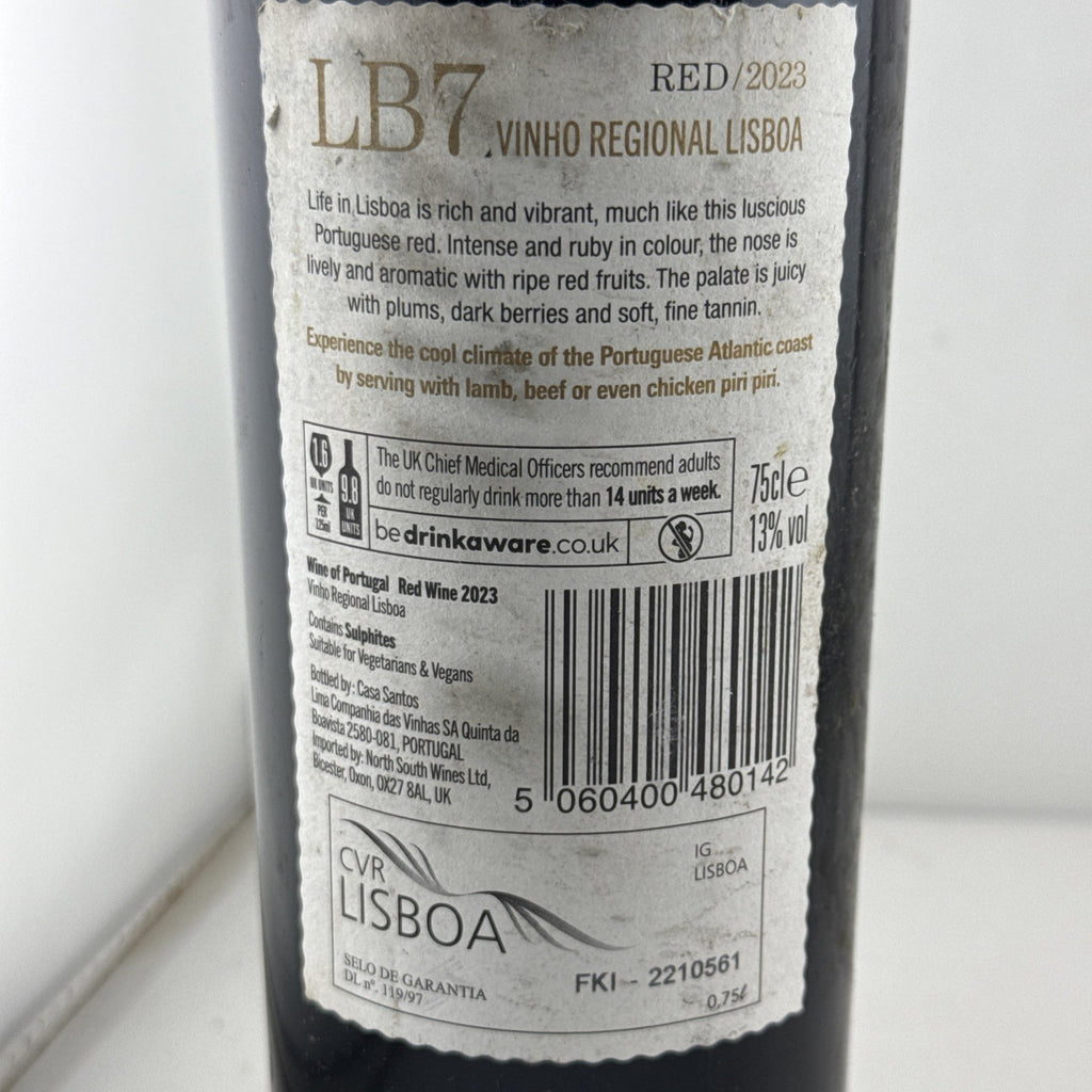 LB7 Red 2023 Vinho Regional Lisboa Portuguese Red Wine 75cl