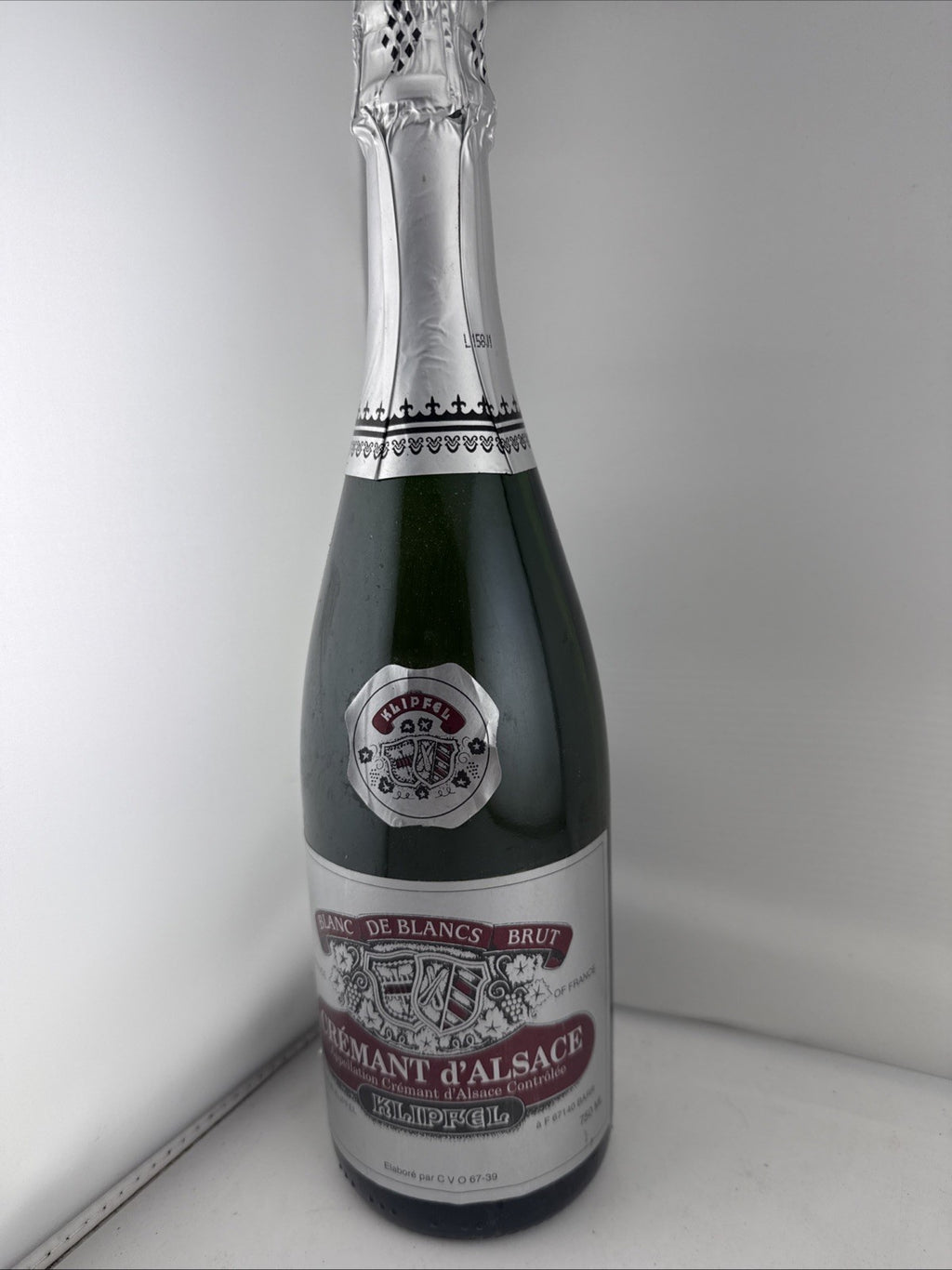 Klipfel Cremant d’Alsace Blanc de Blancs Brut 75cl