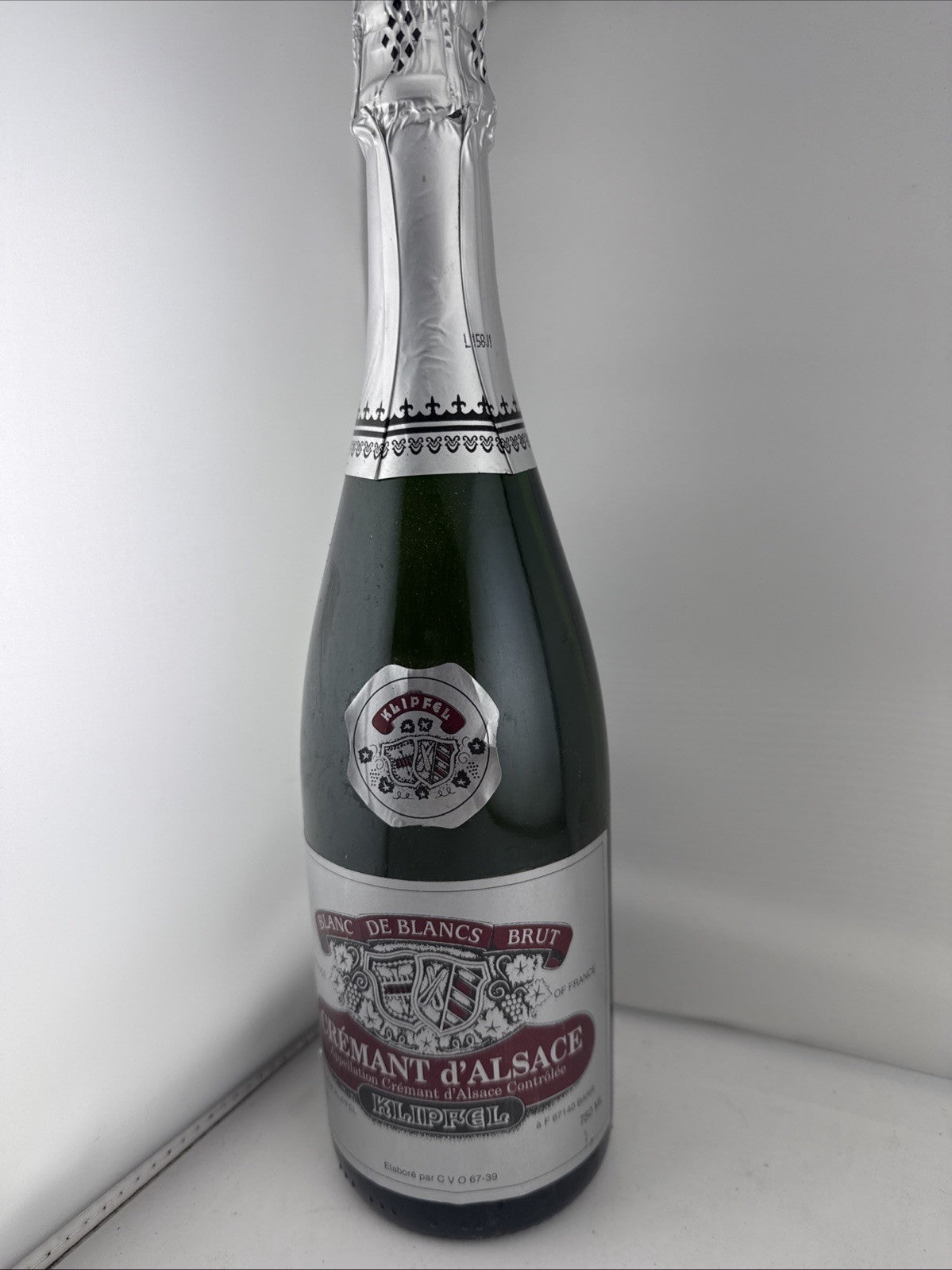 Klipfel Cremant d’Alsace Blanc de Blancs Brut 75cl