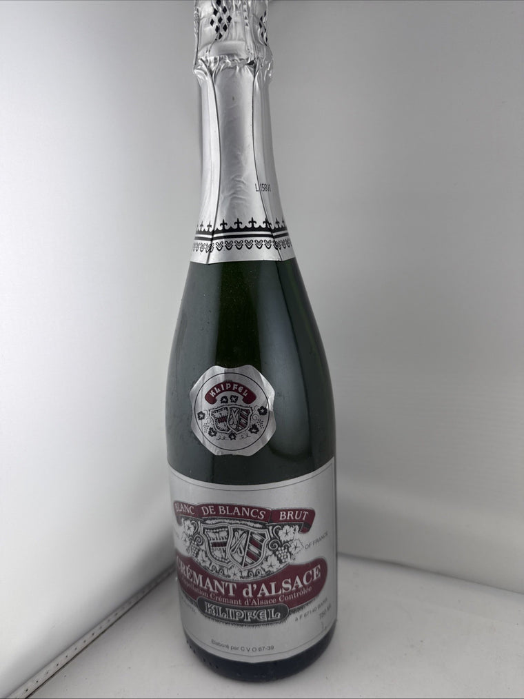 Klipfel Cremant d’Alsace Blanc de Blancs Brut 75cl