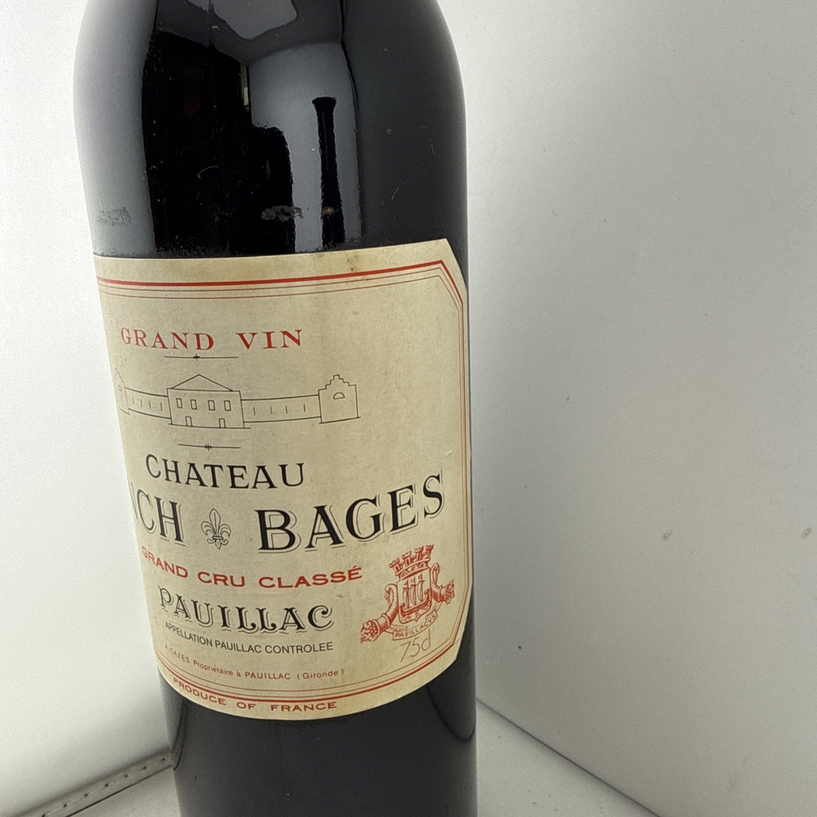 Chateau Lynch Bages 1980 Pauillac Grand Cru Classe Bordeaux 75cl