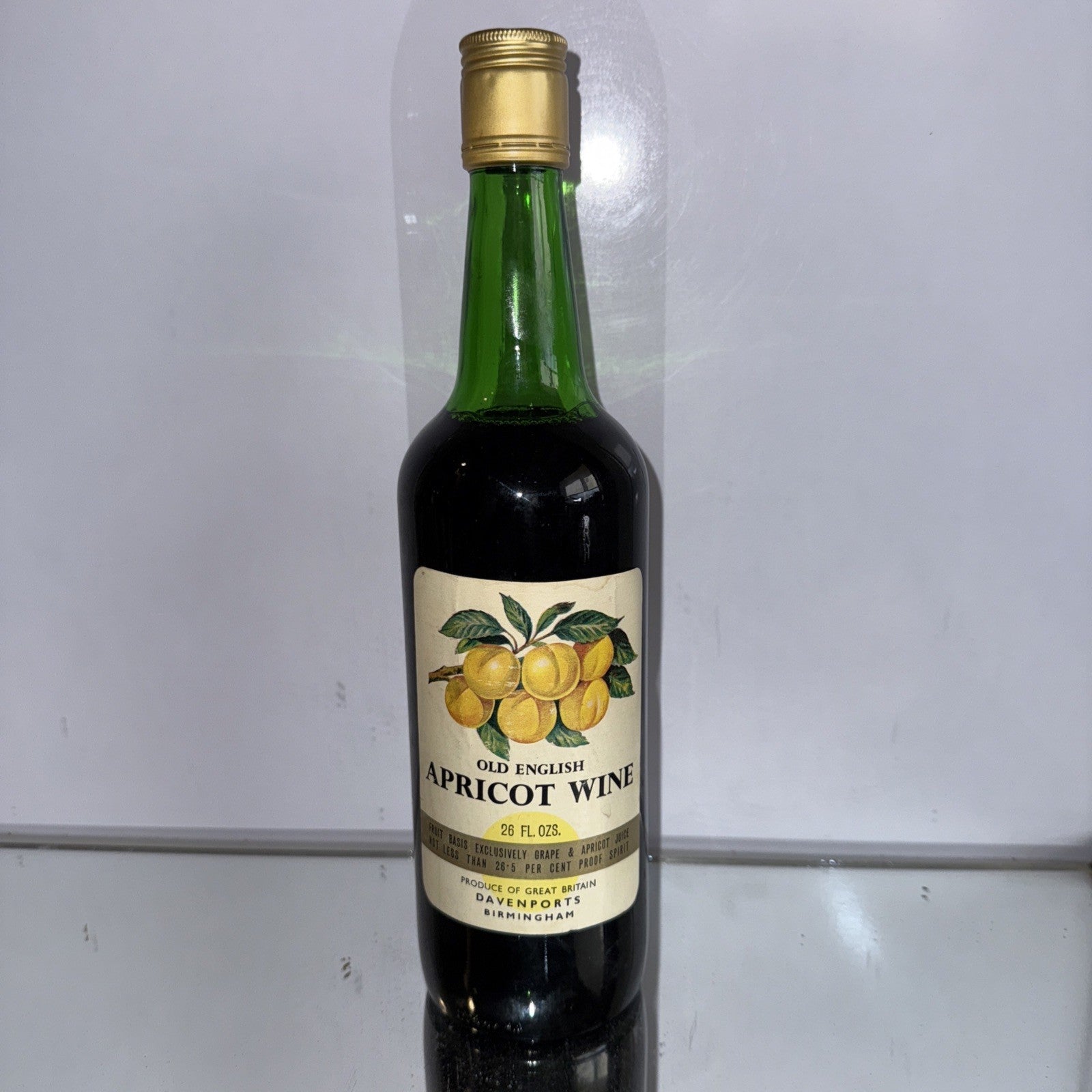 Old English Apricot Wine From 1970s 26 Floz
