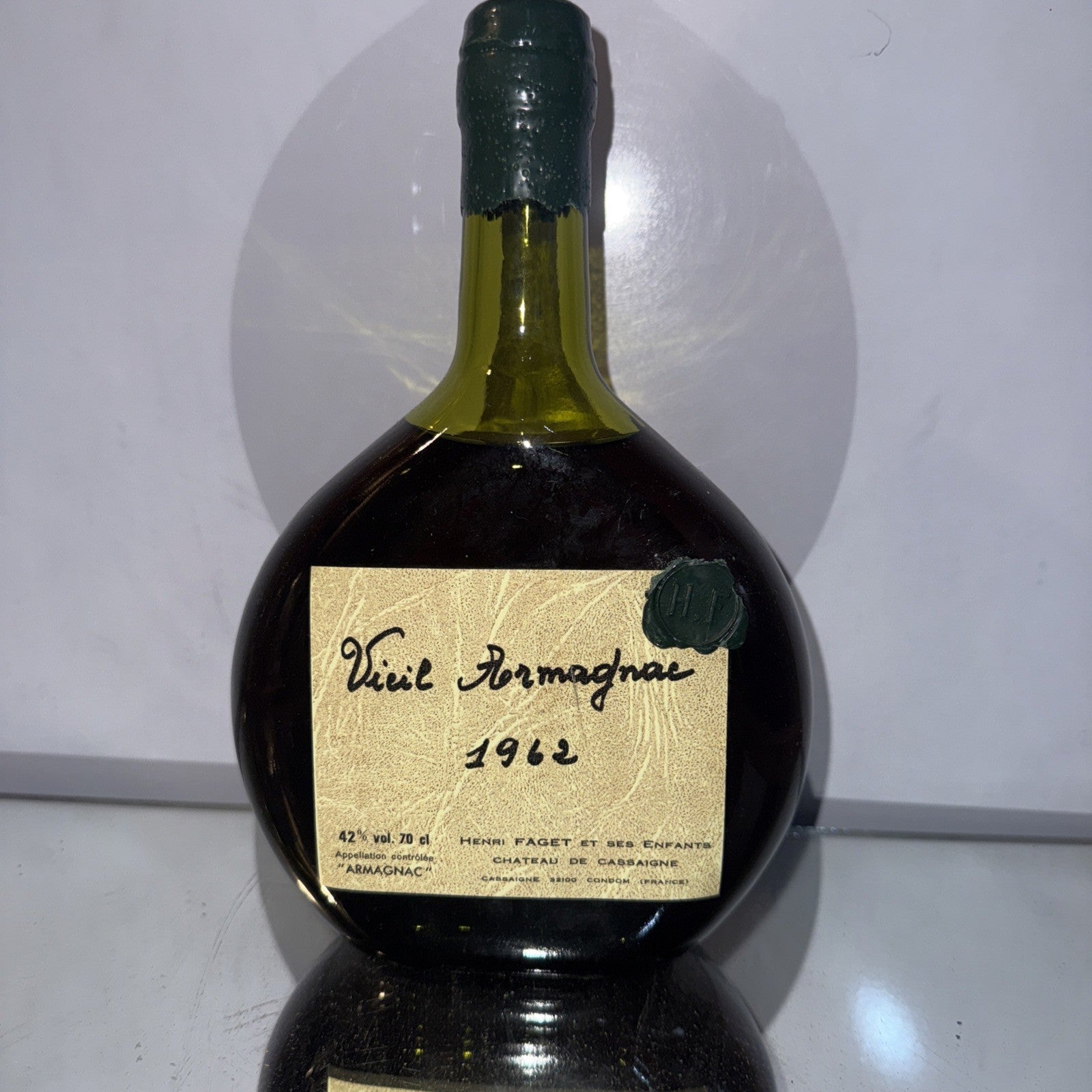1962 Vieil Armagnac from Château de Cassaigne Henri Faget et ses Enfants