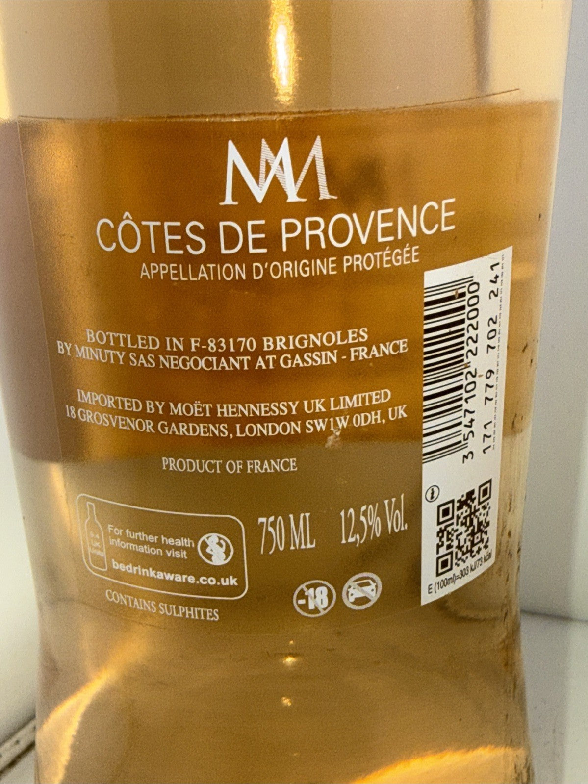 Minuty M Rosé 2024 Côtes de Provence Wine 75cl 12.5% ABV
