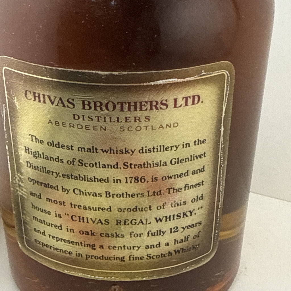 Chivas Regal 12 Year Old 75° Proof 1960s 75cl Scotch Whisky