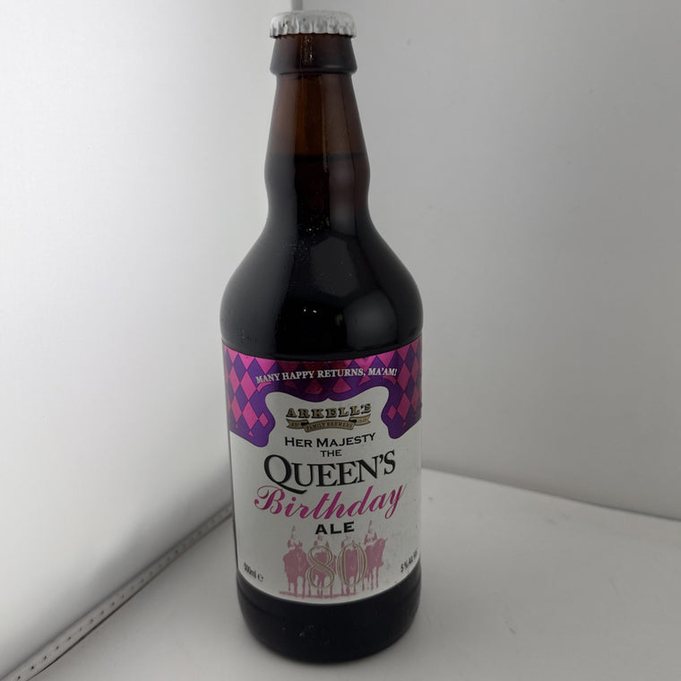 “Arkell’s Queen’s 80th Birthday Ale 2006 Full 500ml Royal Commemorative Bottle”