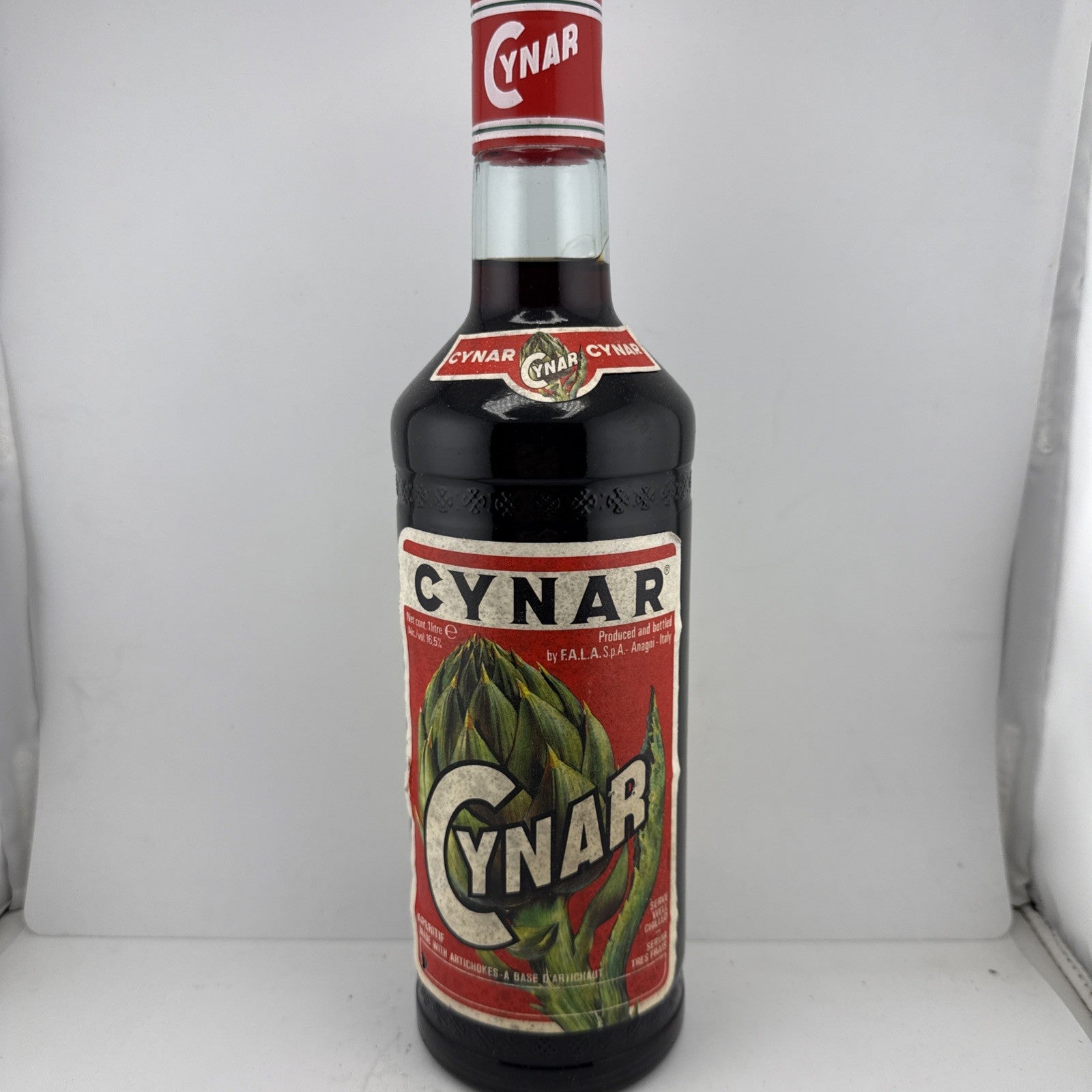 Cynar 1 Litre 16.5% Vintage 1980s Italian Amaro