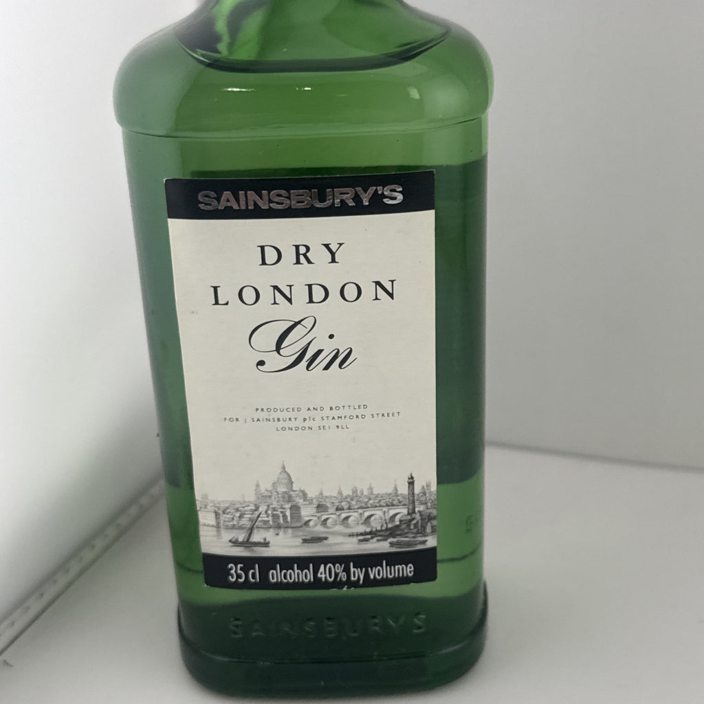Vintage Sainsbury’s Dry London Gin 35cl 40% 1990s