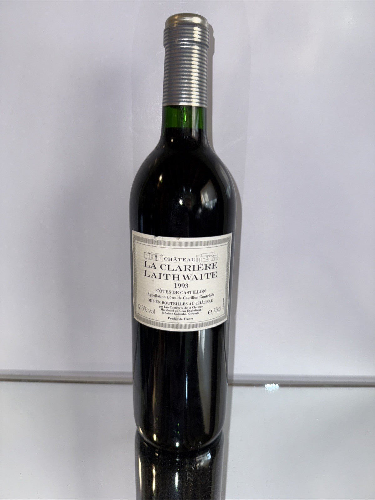 Chateau La Clariere 1993 Cotes De Castillon