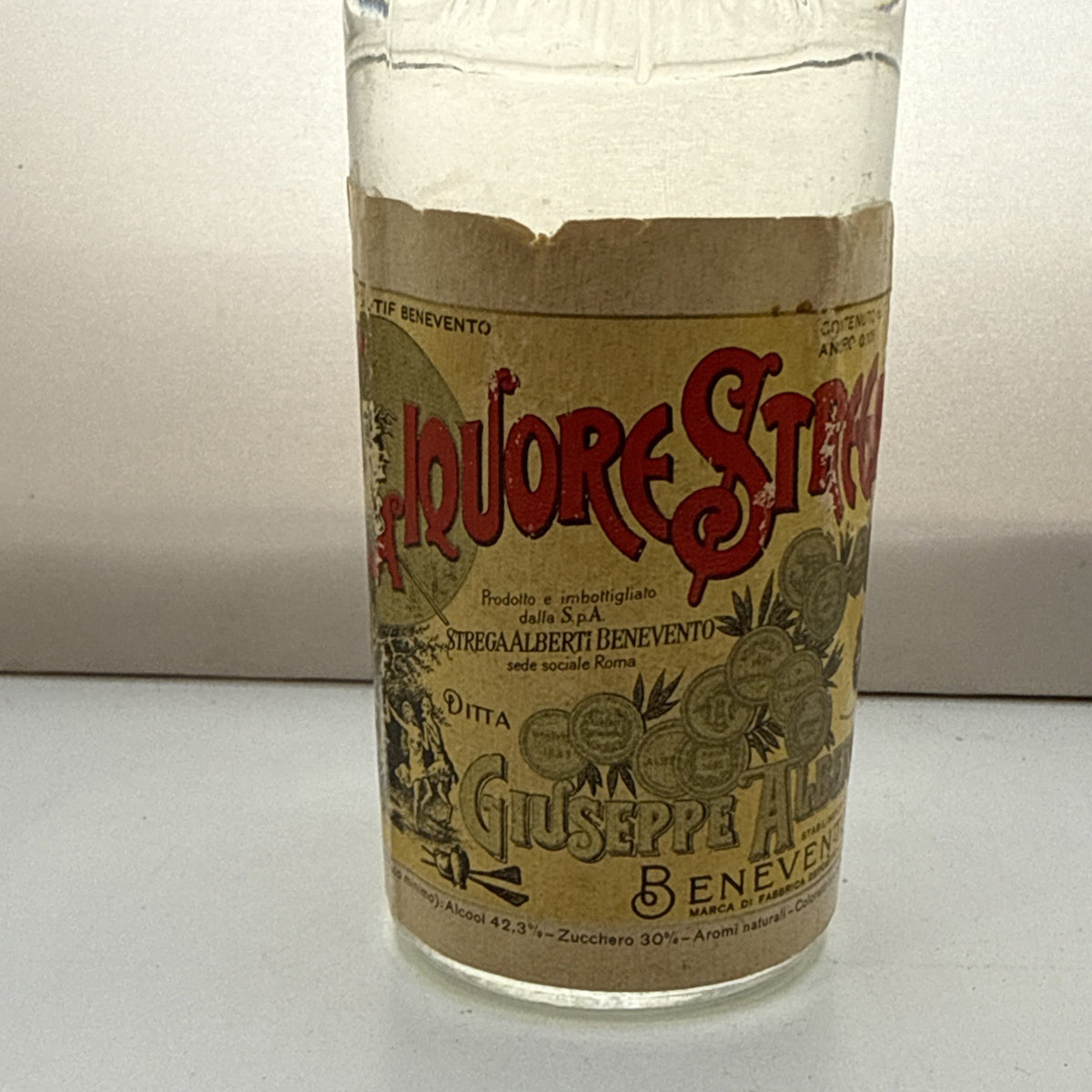 Vintage 1970s Liquore Strega Giuseppe Alberti Benevento 42.3%