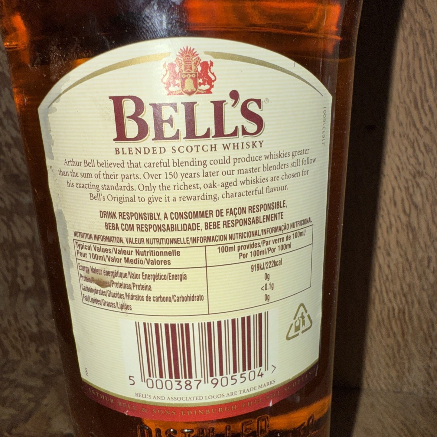 Bells Blended Scotch whisky 70cl