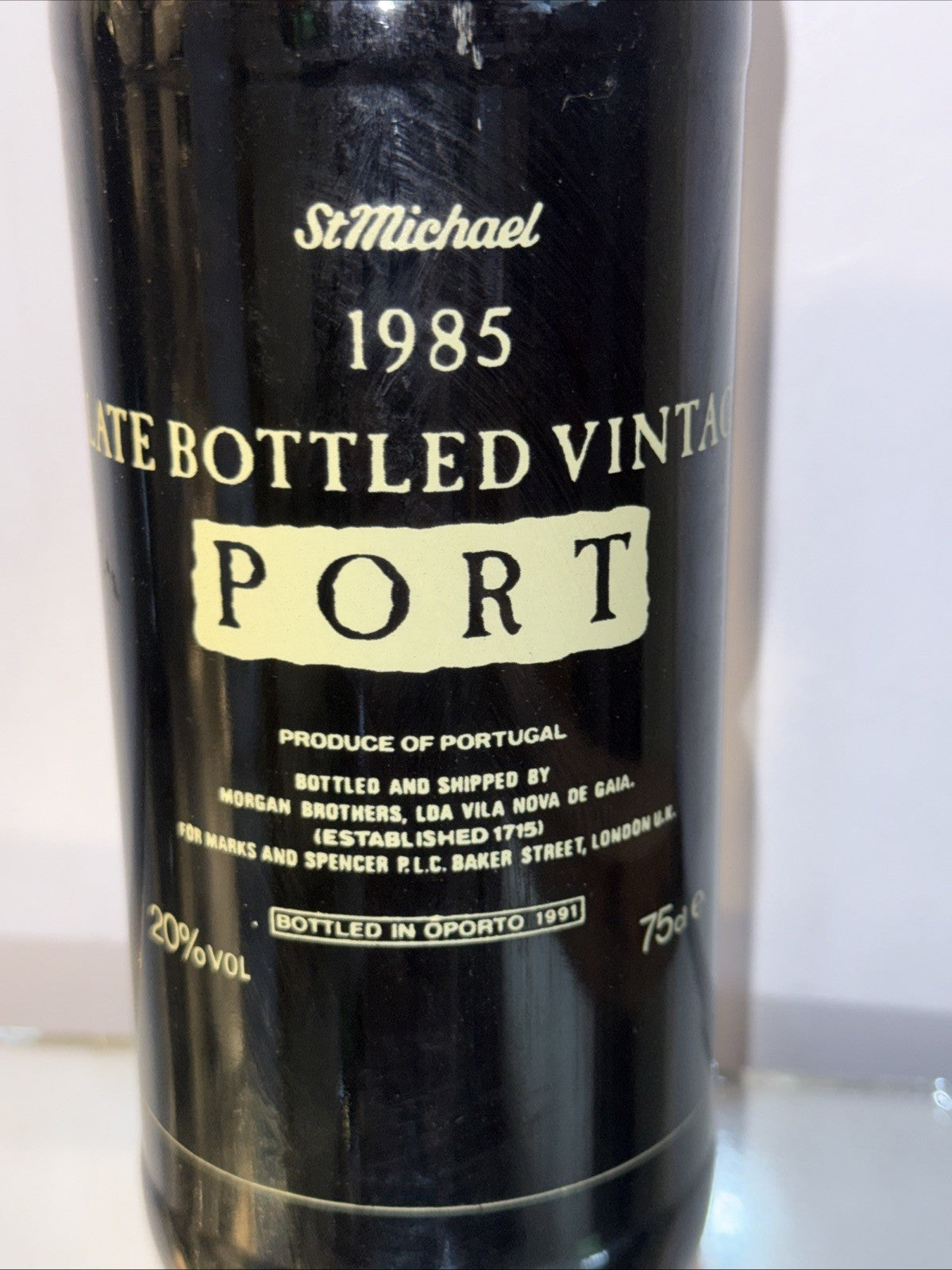 St Michael 1985 Late Bottled Vintage Port