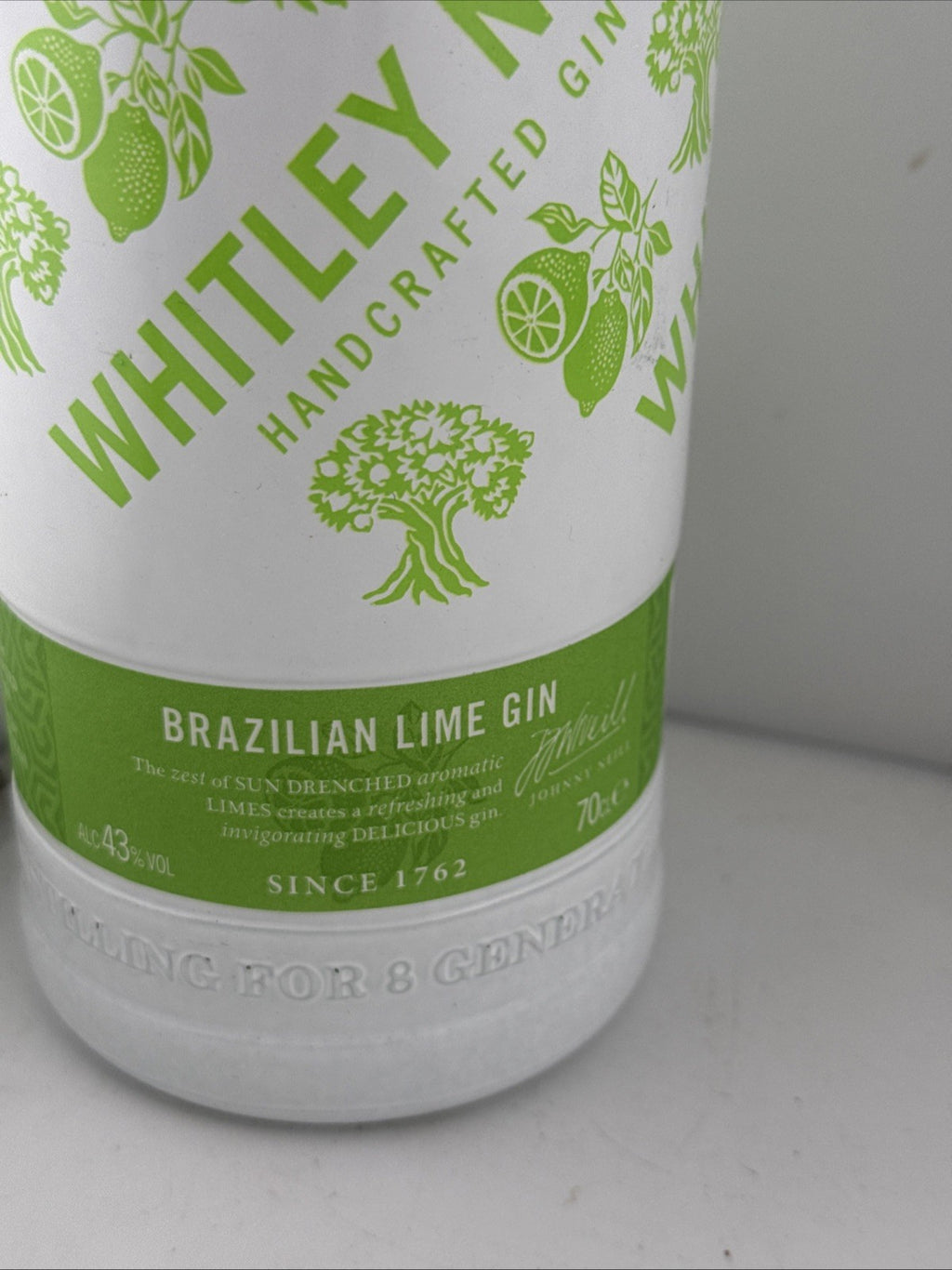 Whitley Neill Brazilian Lime Gin 70cl 43% Handcrafted Gin Sealed