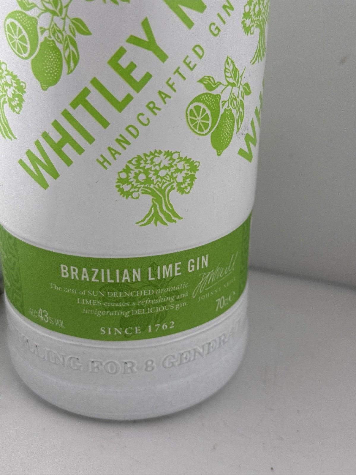 Whitley Neill Brazilian Lime Gin 70cl 43% Handcrafted Gin Sealed