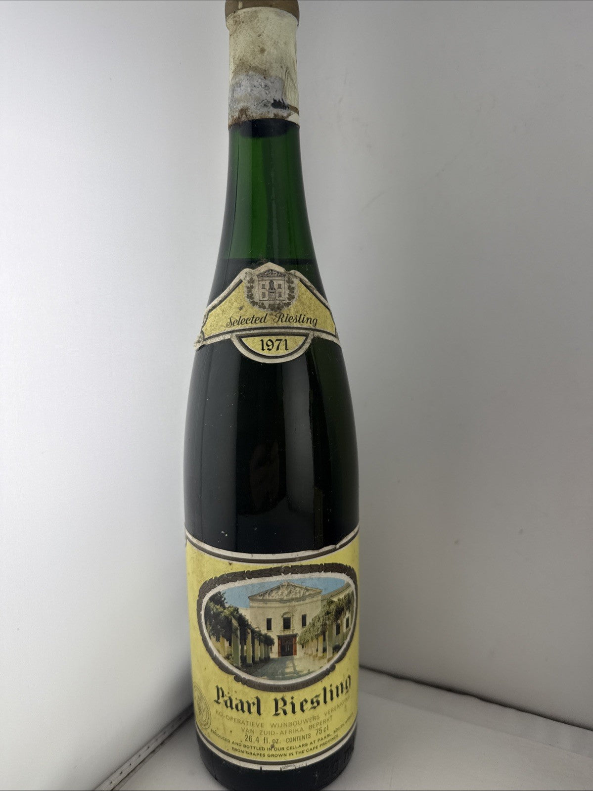 Vintage 1971 Paarl Selected Riesling White Wine 75cl South Africa