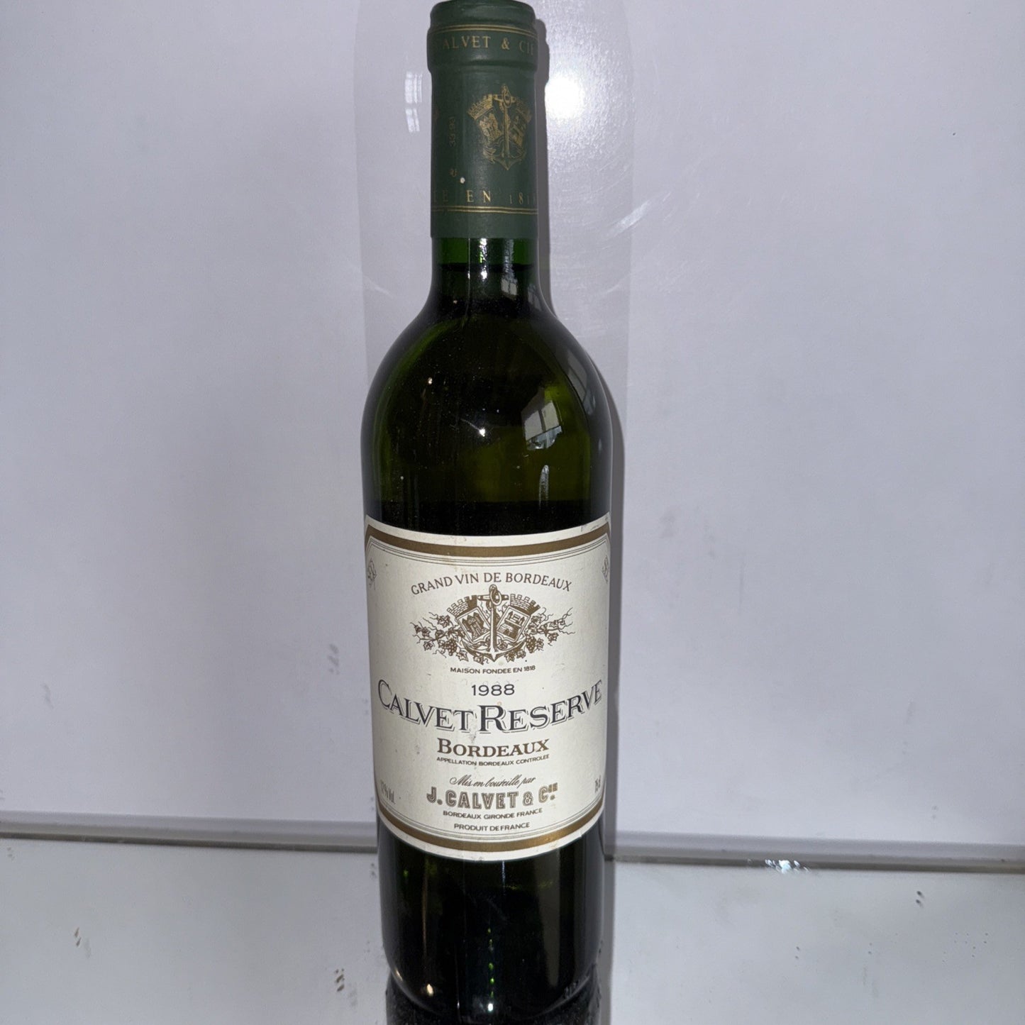 Calvet Reserve  Bordeaux Blanc 1988