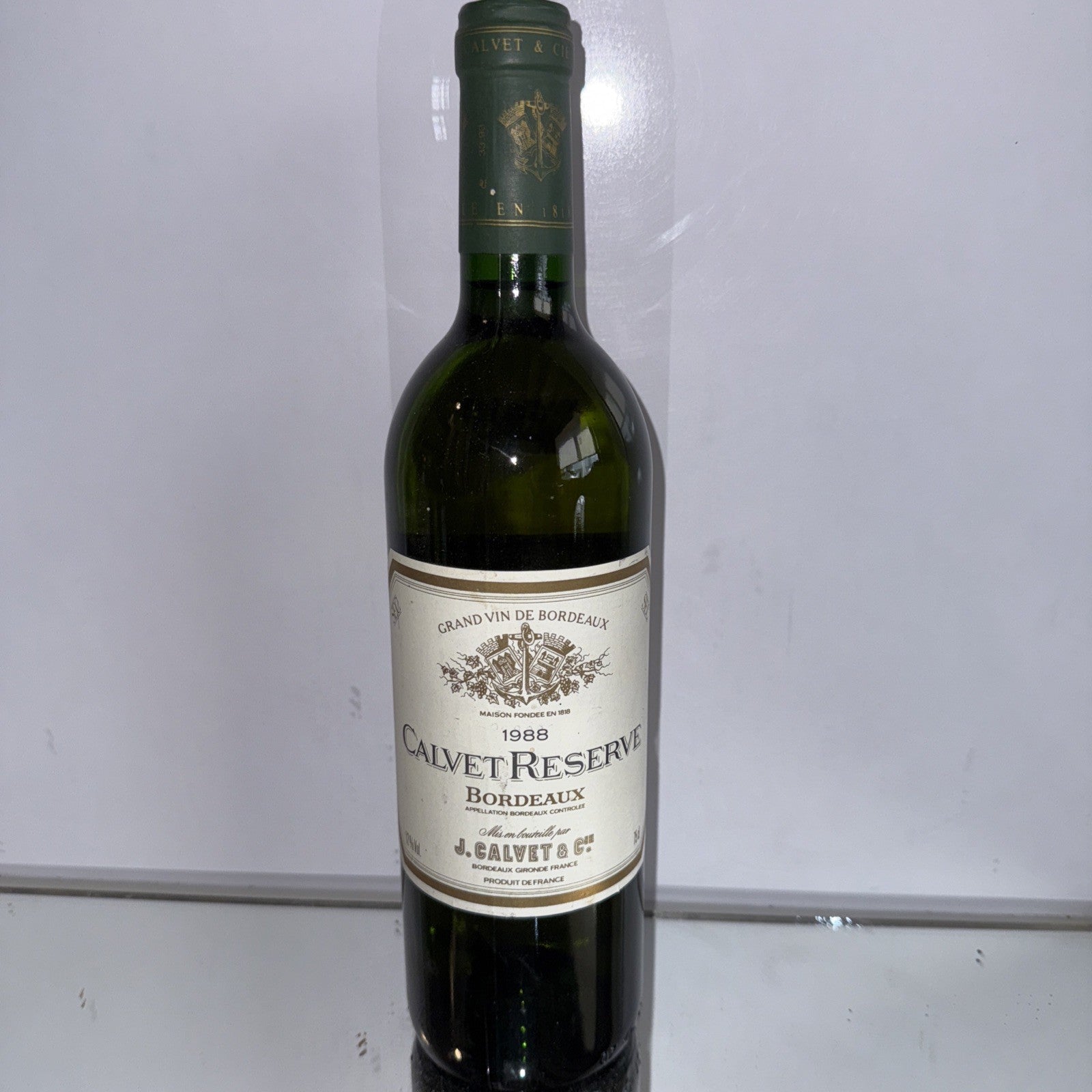Calvet Reserve  Bordeaux Blanc 1988