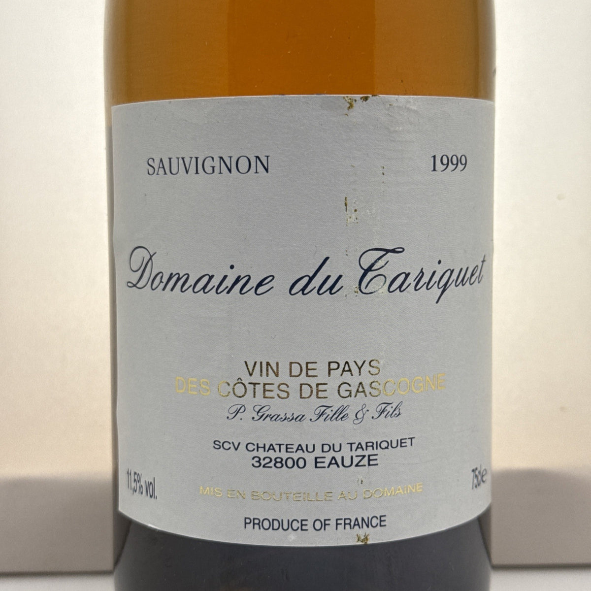 Domaine du Tariquet Sauvignon 1999 27yo White Wine France 75cl