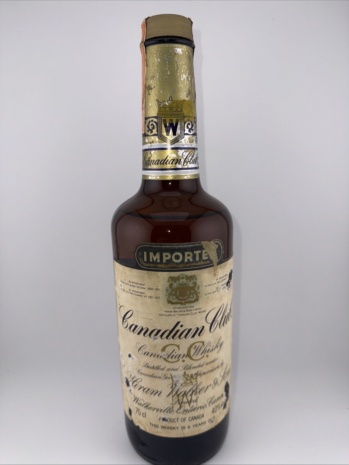 Canadian Club Rye Whisky 70cl 40%abv 1970s Bottle