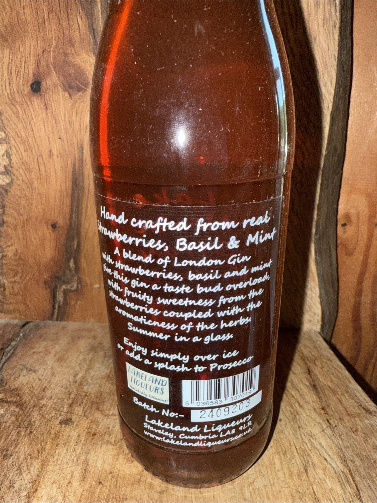 Lakeland herbaceous Strawberry gin liqueur