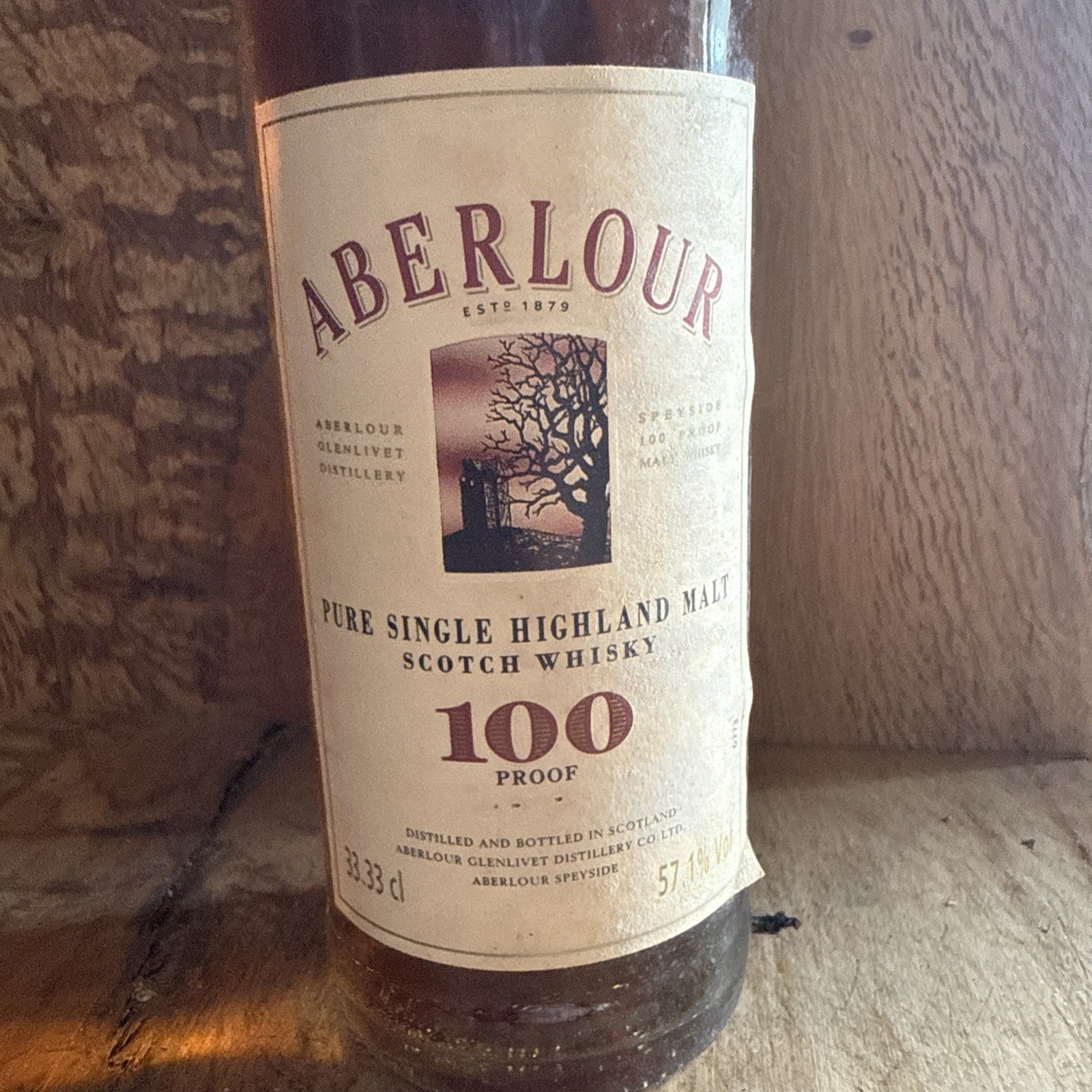 Abelour 100% Proof 57% Abv Bottled In 1980s 35cl