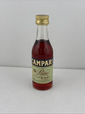 Vintage Campari Bitter Miniature Liqueur Bottle Italy