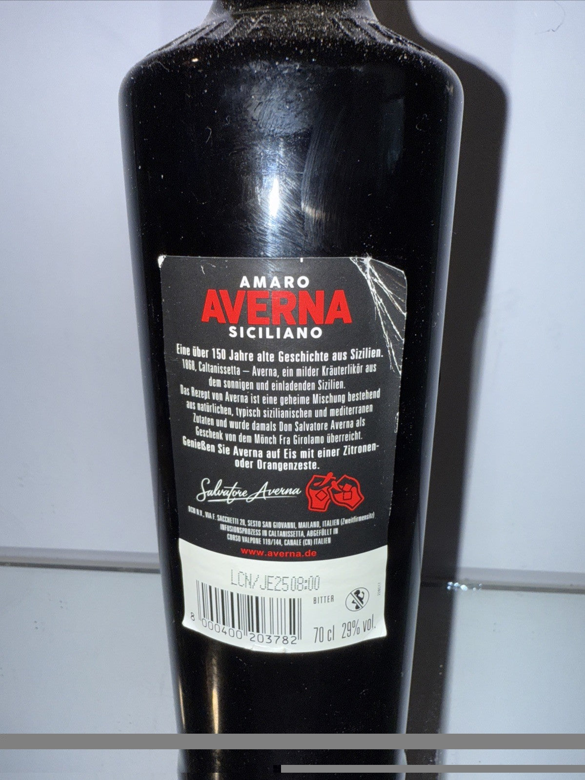 Amaro Averna Italian Bitter 70cl 29% Abv