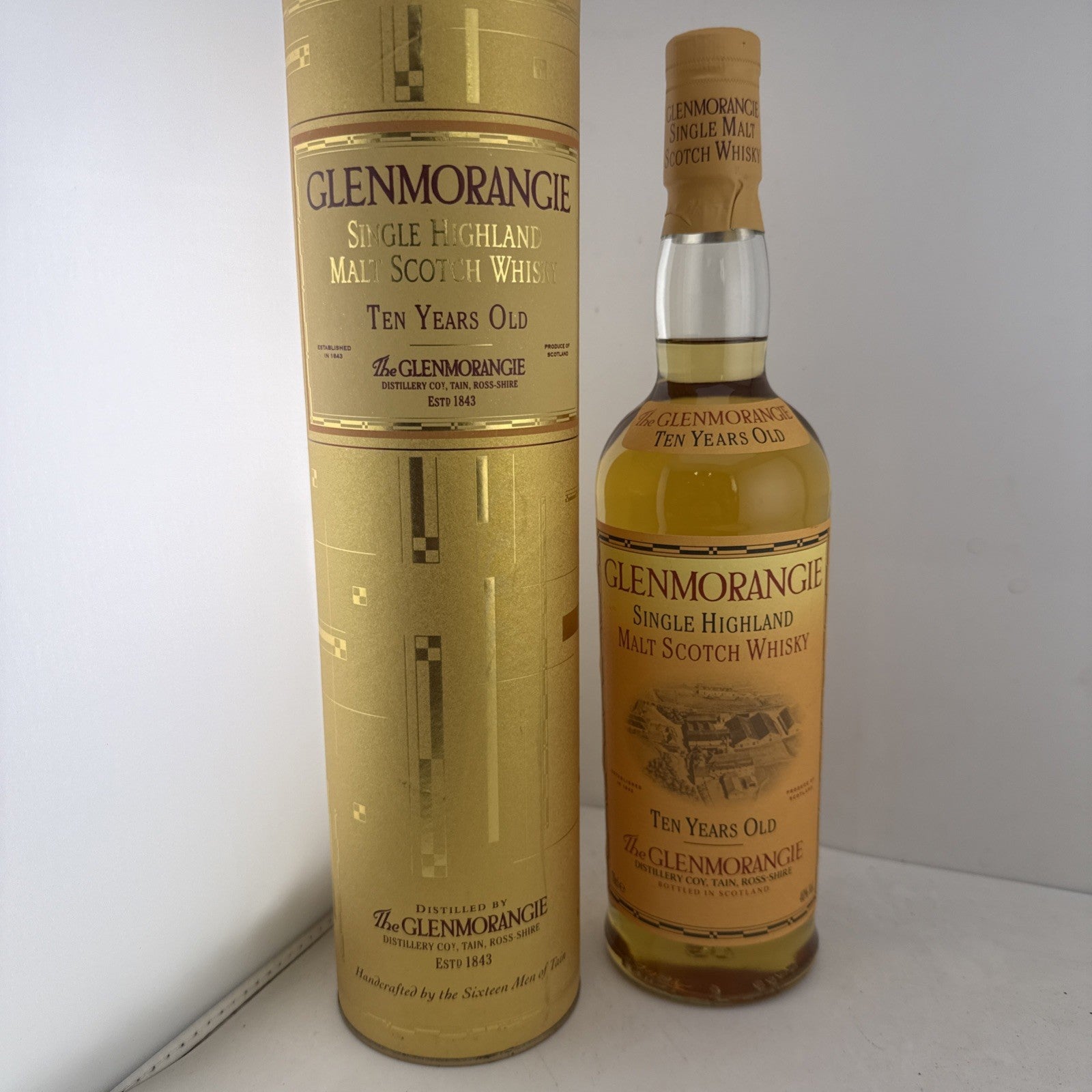 Glenmorangie 10 Year Old Single Malt Whisky 70cl Boxed 2000s