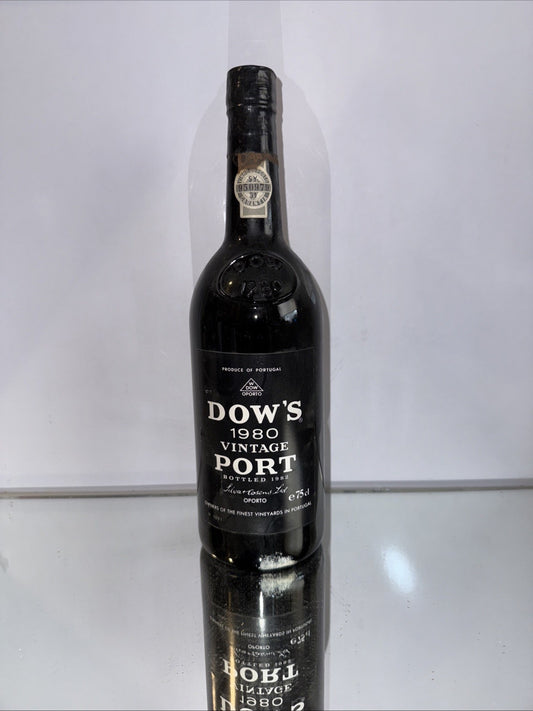 Dow's 1980 Vintage Port Mint Condition Stored In Brewery Conditions From New