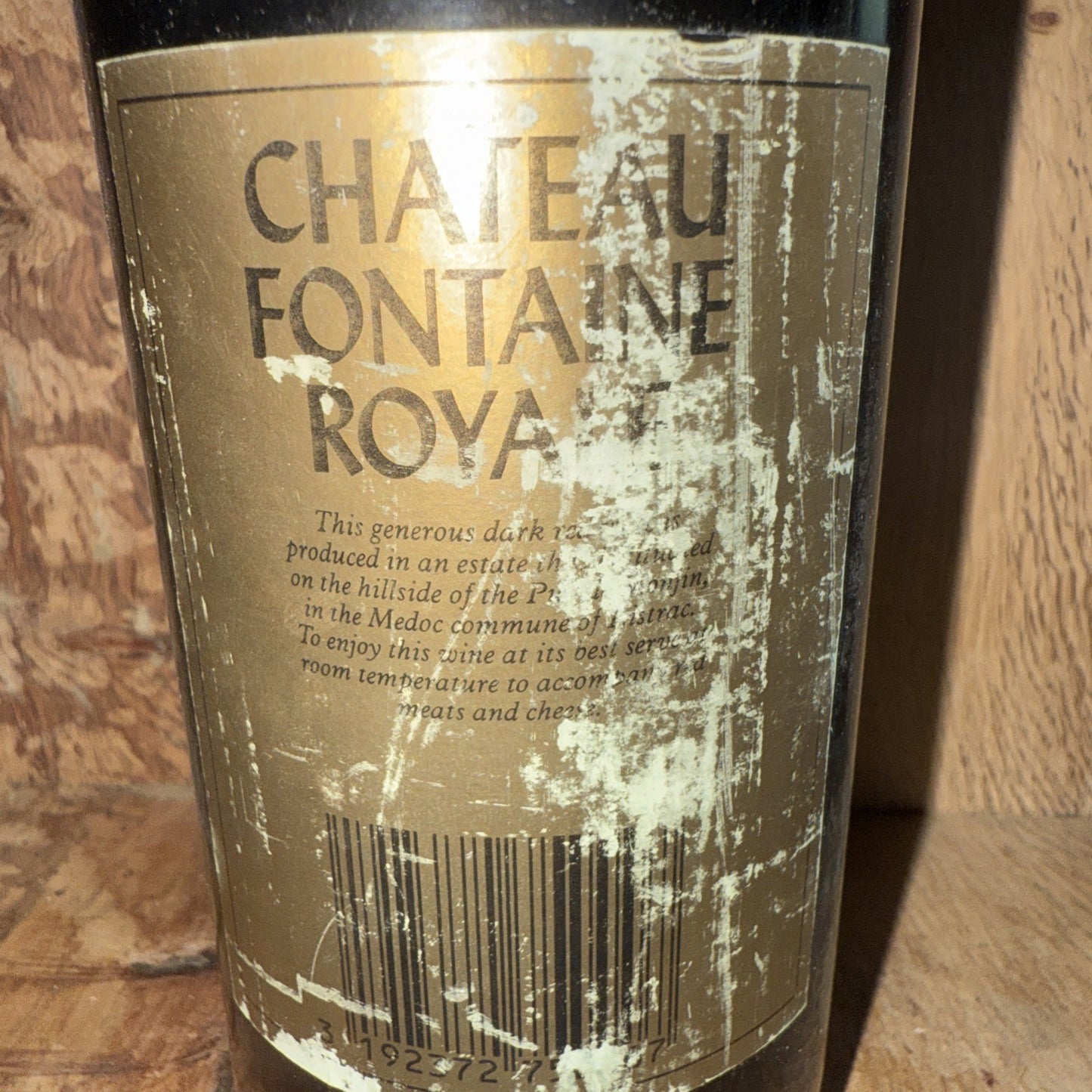 Chateau Fontaine Royal Cru Bourgeois Listrac Medoc 1984