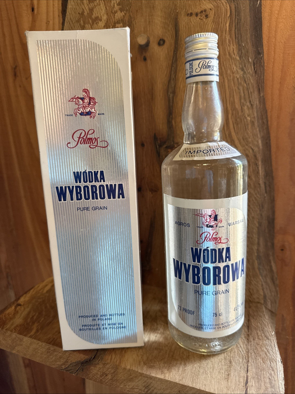Wyborowa Vodka pure Grain probably bottled 1970s