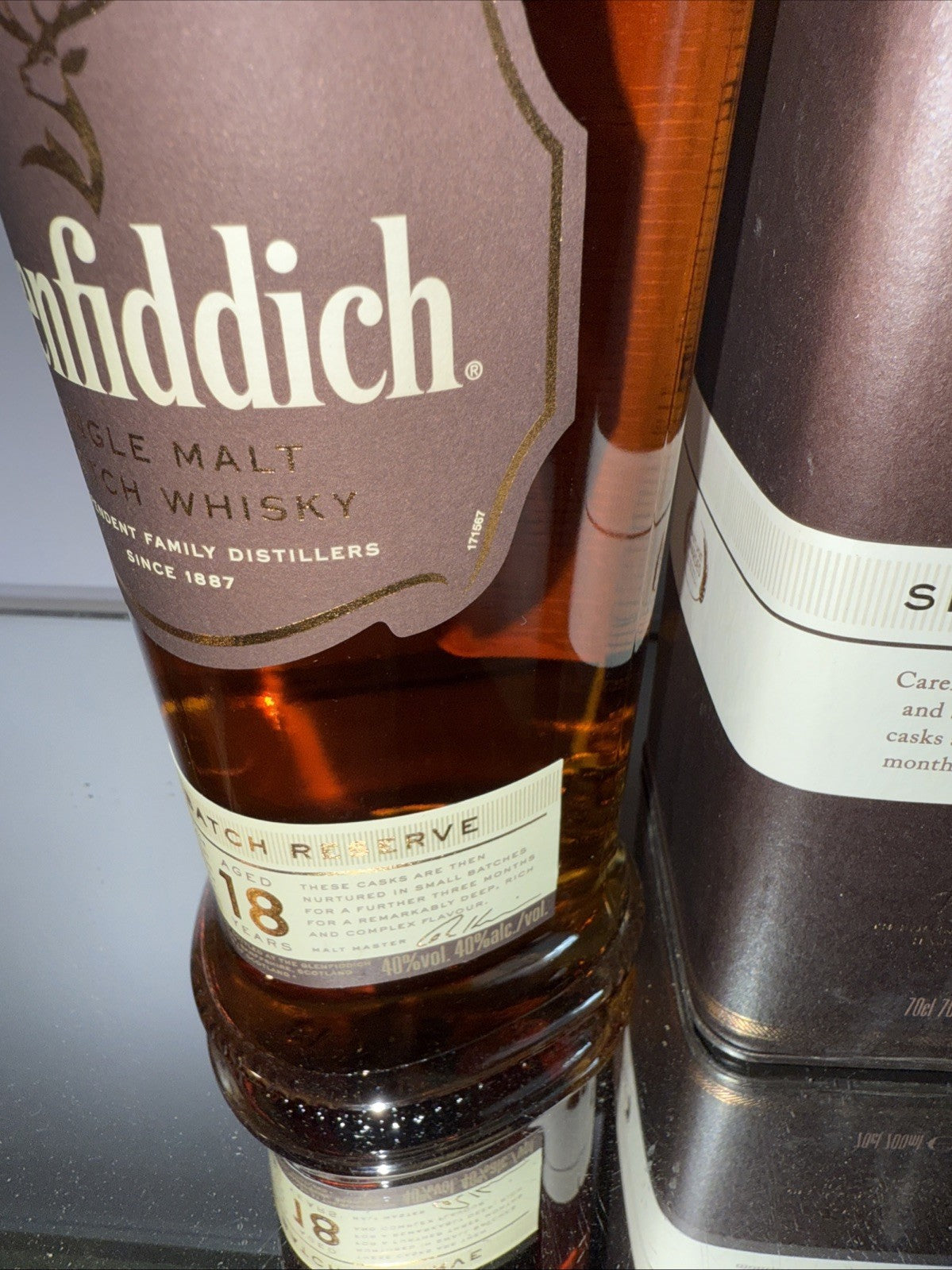 Glenfiddich 18 Y/O Small Batch Reserve Single Malt Scotch Whisky, 70cl, 40% Abv