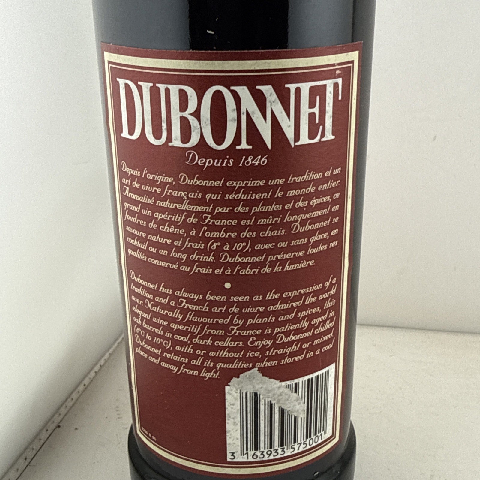 Dubonnet Rouge French Wine Apéritif 75cl 14.7% Late 1990s
