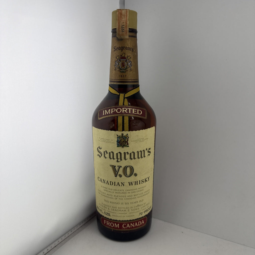 Seagram’s VO 1971 Canadian Whisky 70° Proof 75cl Import