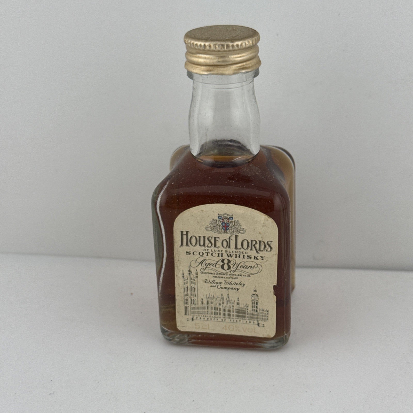 Vintage House of Lords 8 Year Old Scotch Whisky Miniature 5cl 40%